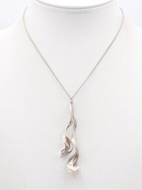Tiffany & Co. Frank Gehry Double Orchid Necklace 925